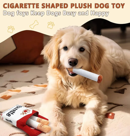 Plush Dog Toy Set – 3-Piece