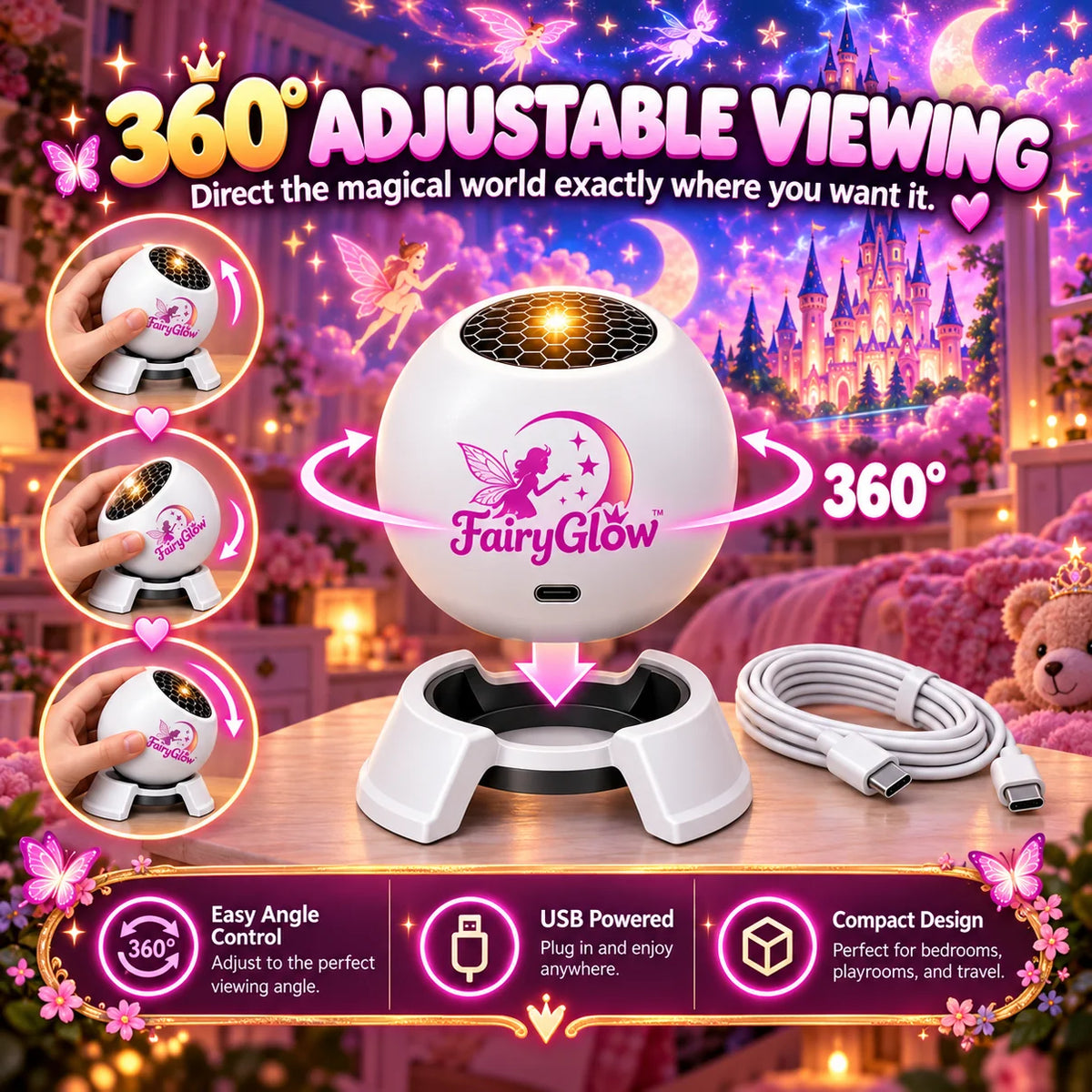 FairyGlow™ Disney Projector