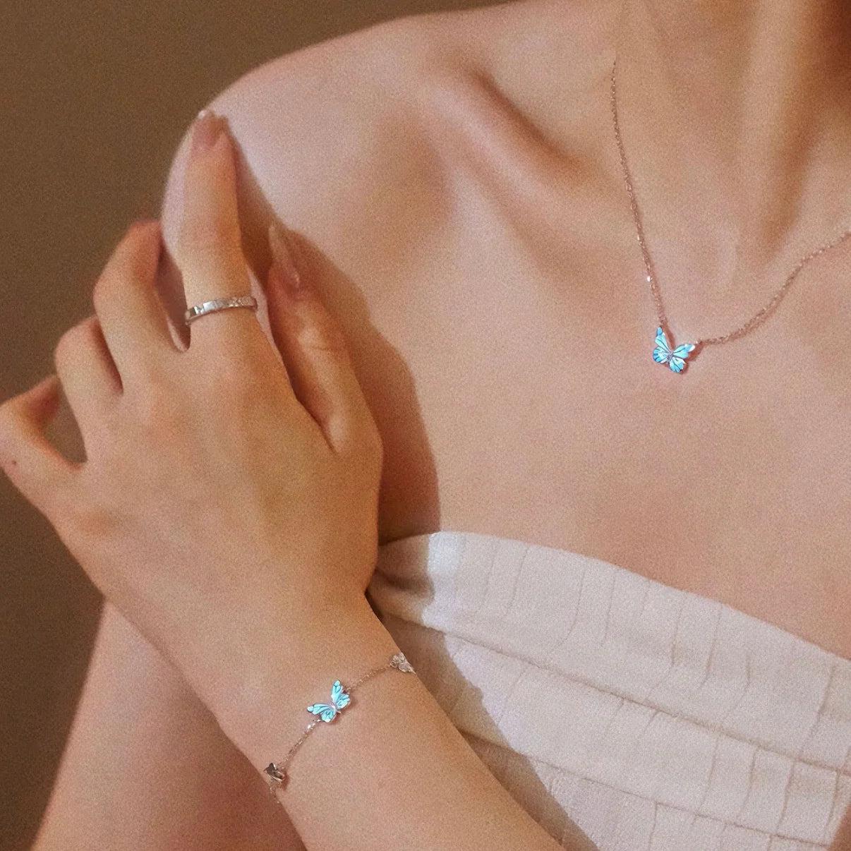 Luminous Dream Blue Butterfly Collection