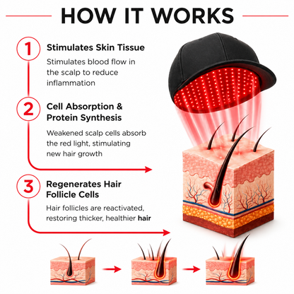 Red Light Therapy Regrowth Cap