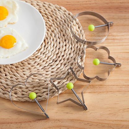 5PCS Fried Egg Ring Mold Set