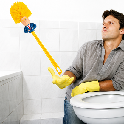 Funny Toilet Brush-Make Toilet Great Again