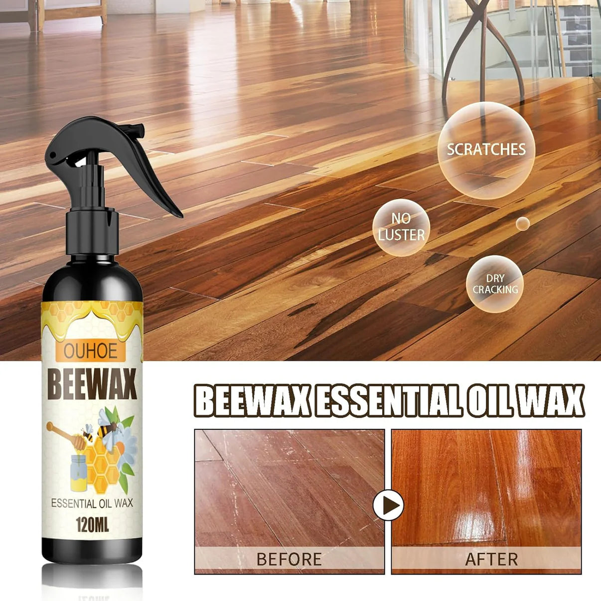 Beeswax Furniture Polish Spray
