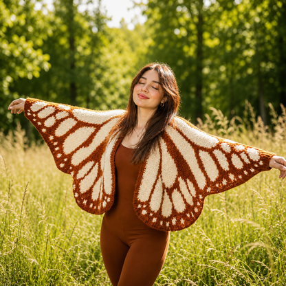 Handmade Butterfly Cardigan