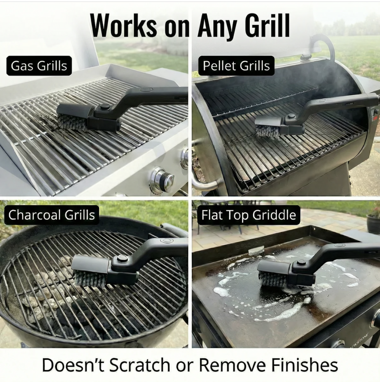 Upgraded Electric Grill Brush