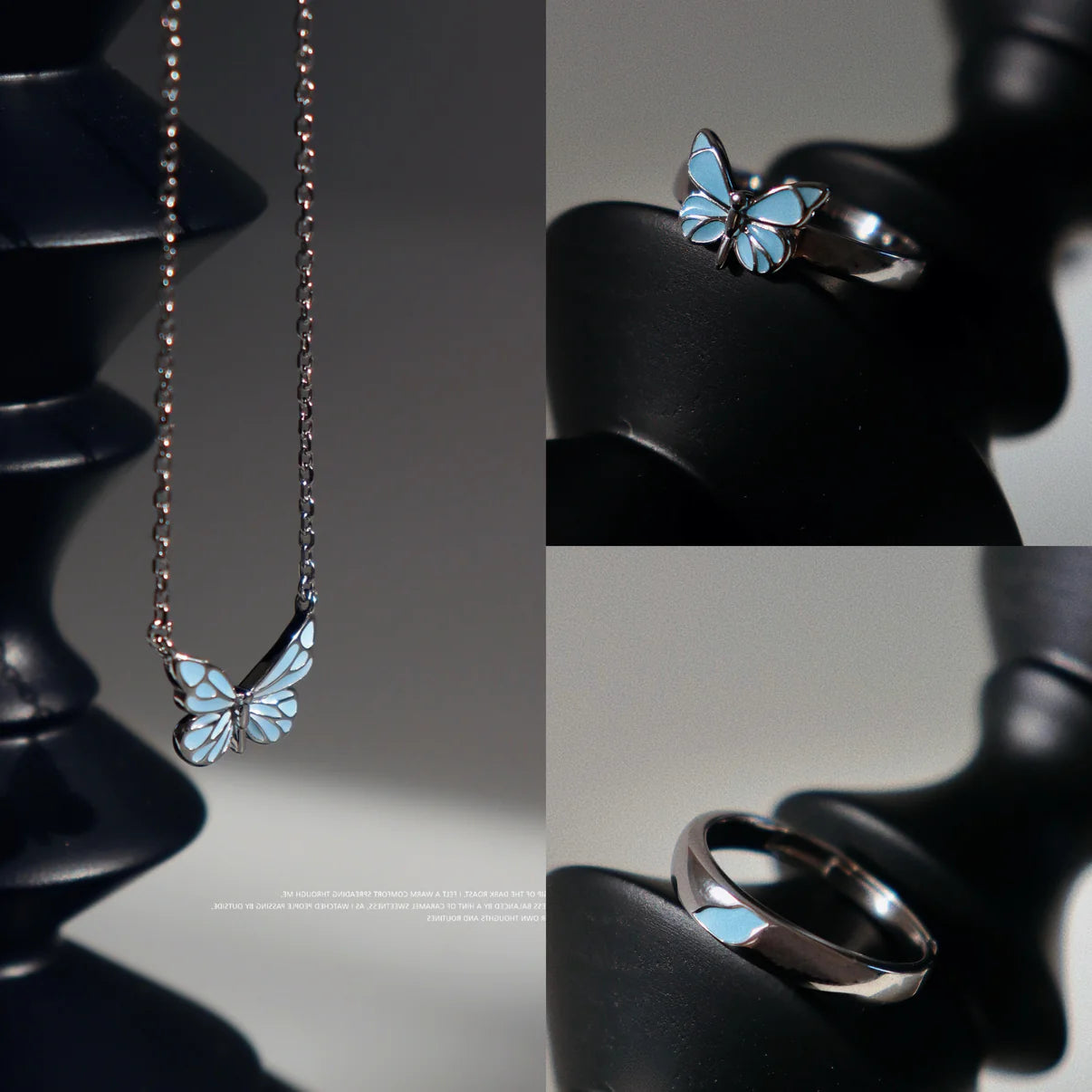 Luminous Dream Blue Butterfly Collection