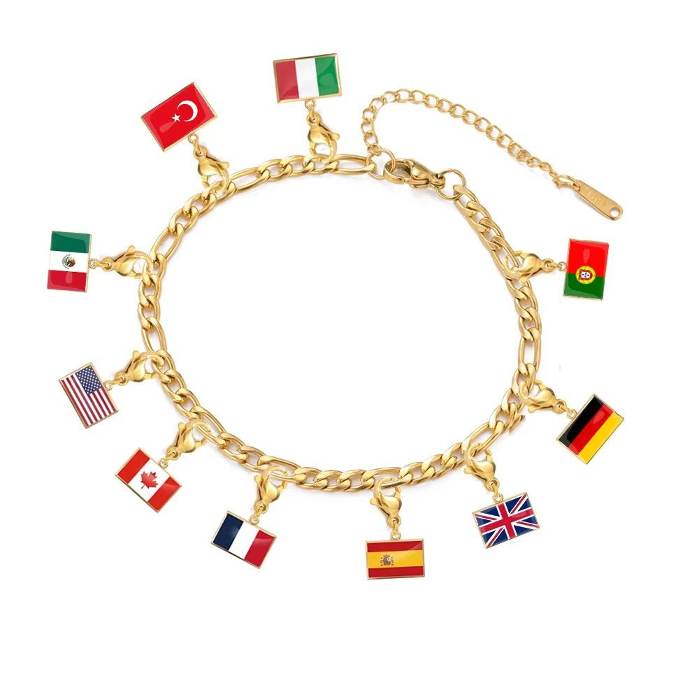 Hip Hop Flag Pendant